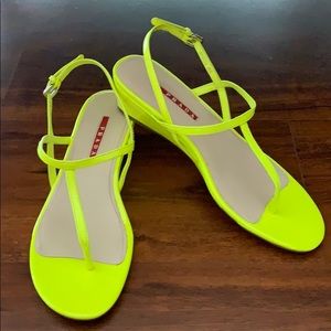 Prada T-sandals, authentic, almost brand new